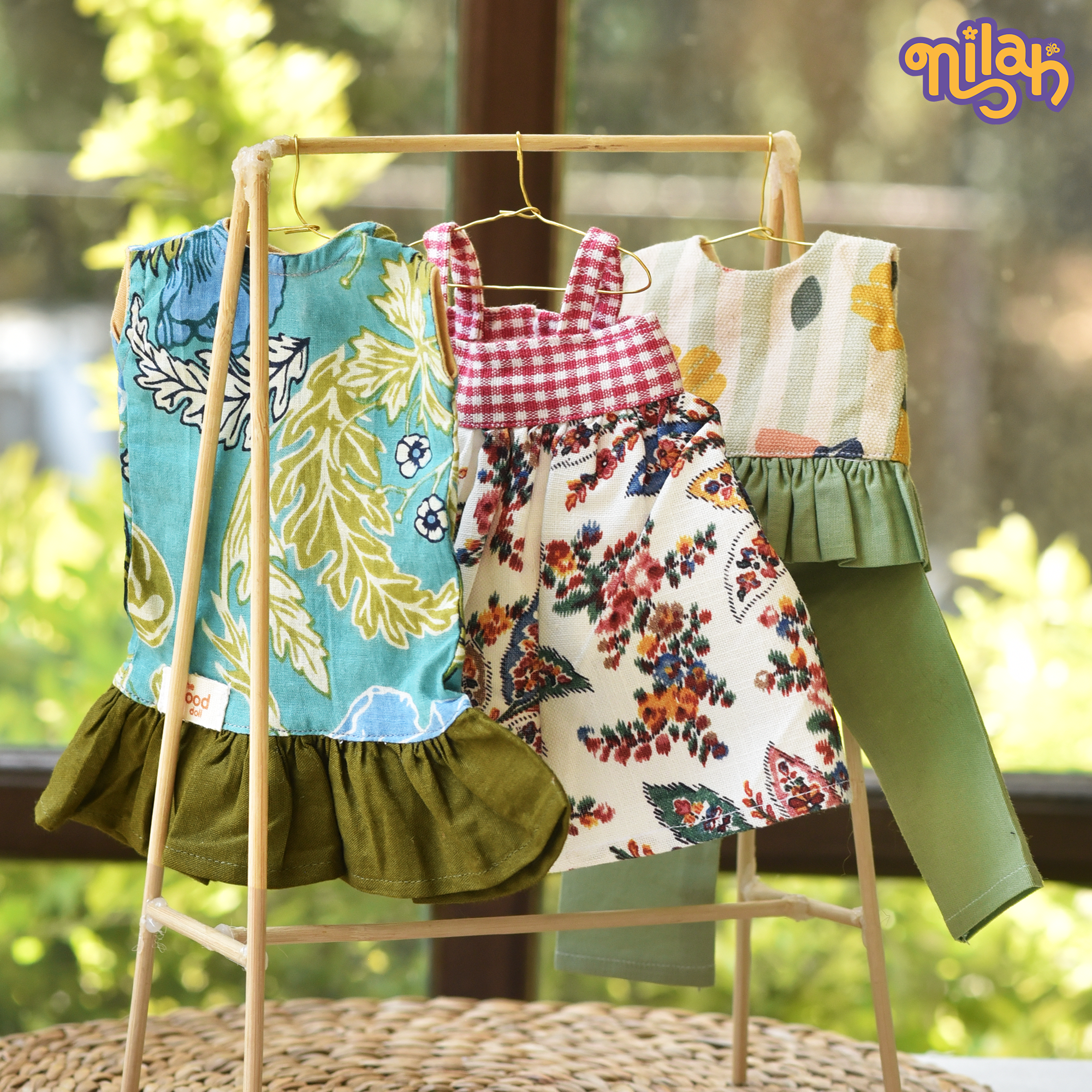 Set of 3 - Nilah & Malai’s tea party dresses