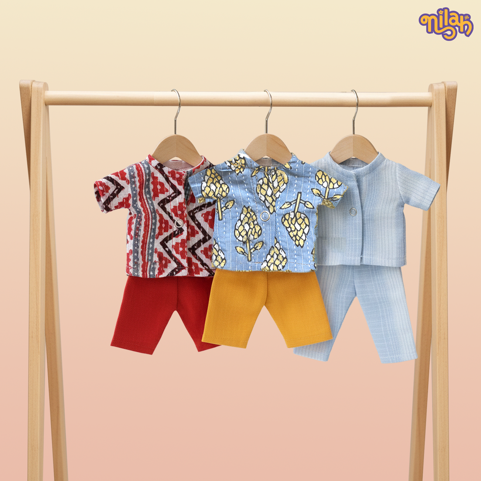 Set of 3 – Raagu’s packing for a school trip