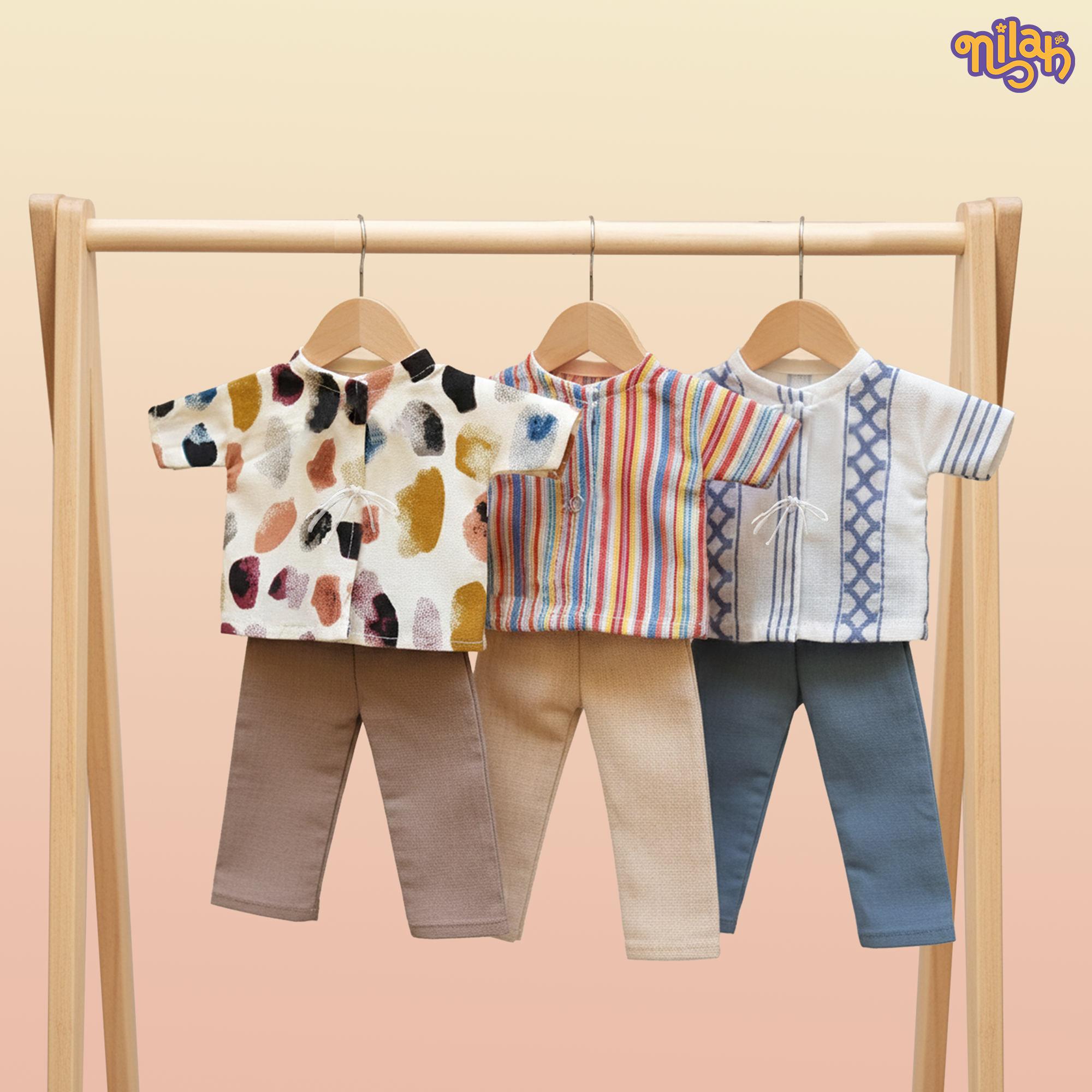 Set of 3 – Appa & Thatha get ready for a relaxed weekend