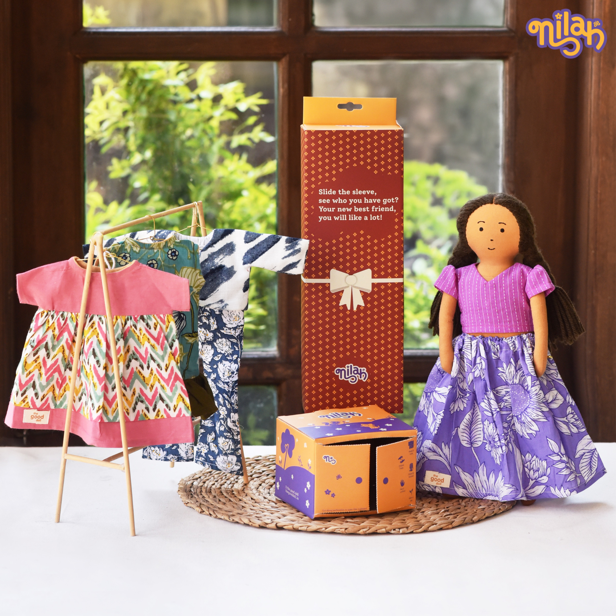 Nilah picking her look for the day