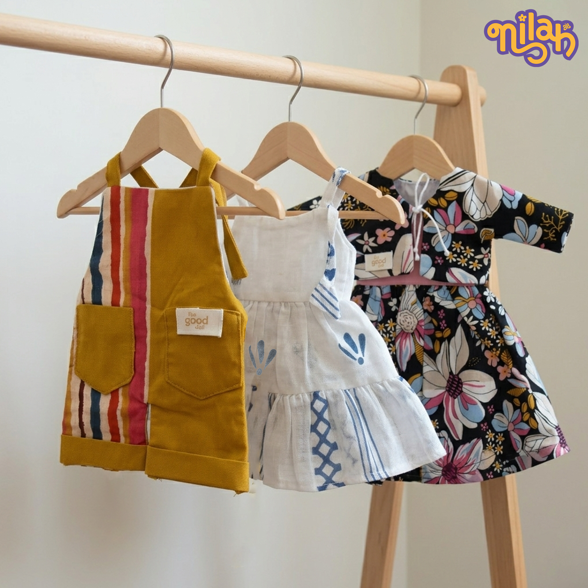 Set of 3 - Nilah & Malai prepare for theatre camp