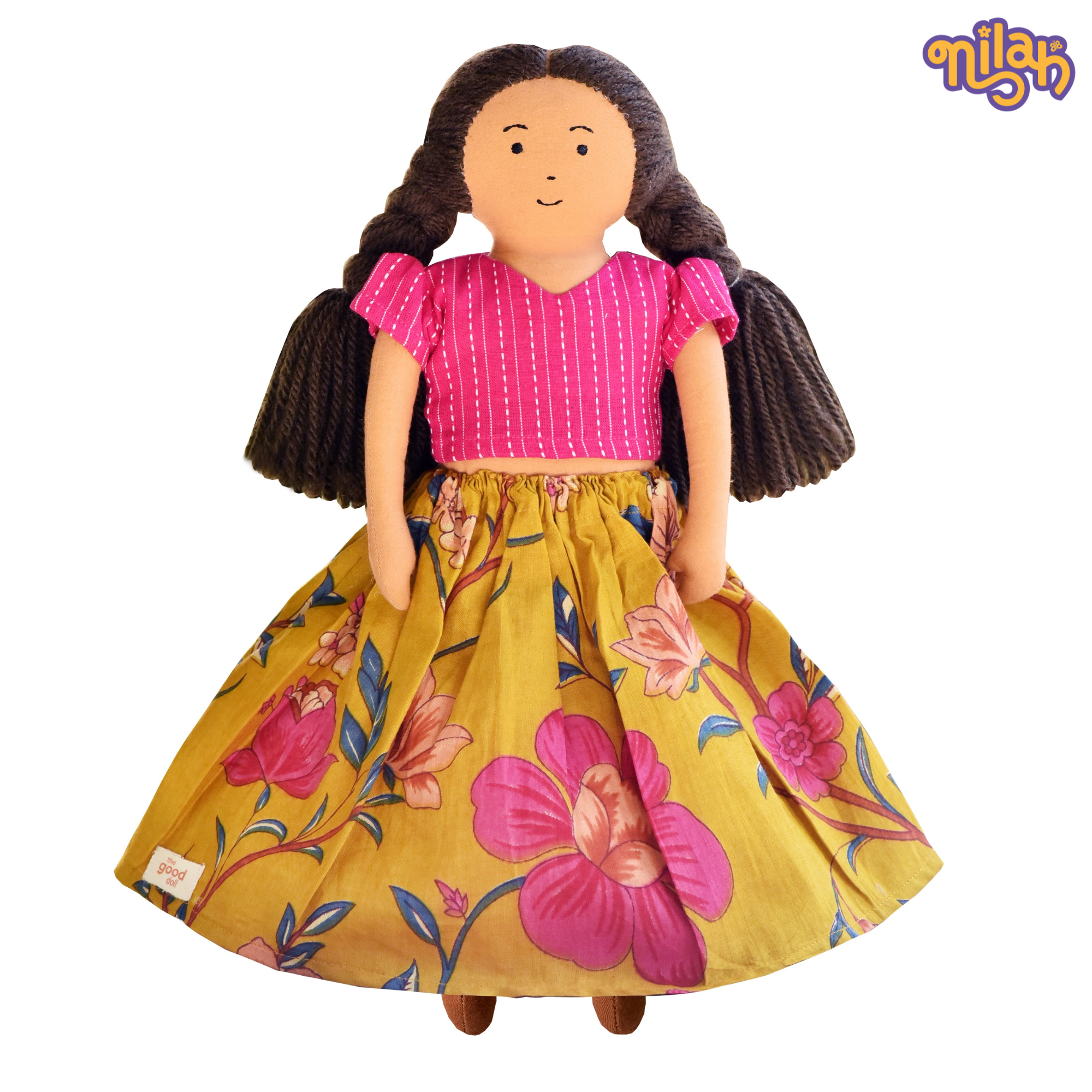 Nilah inside her cozy bed