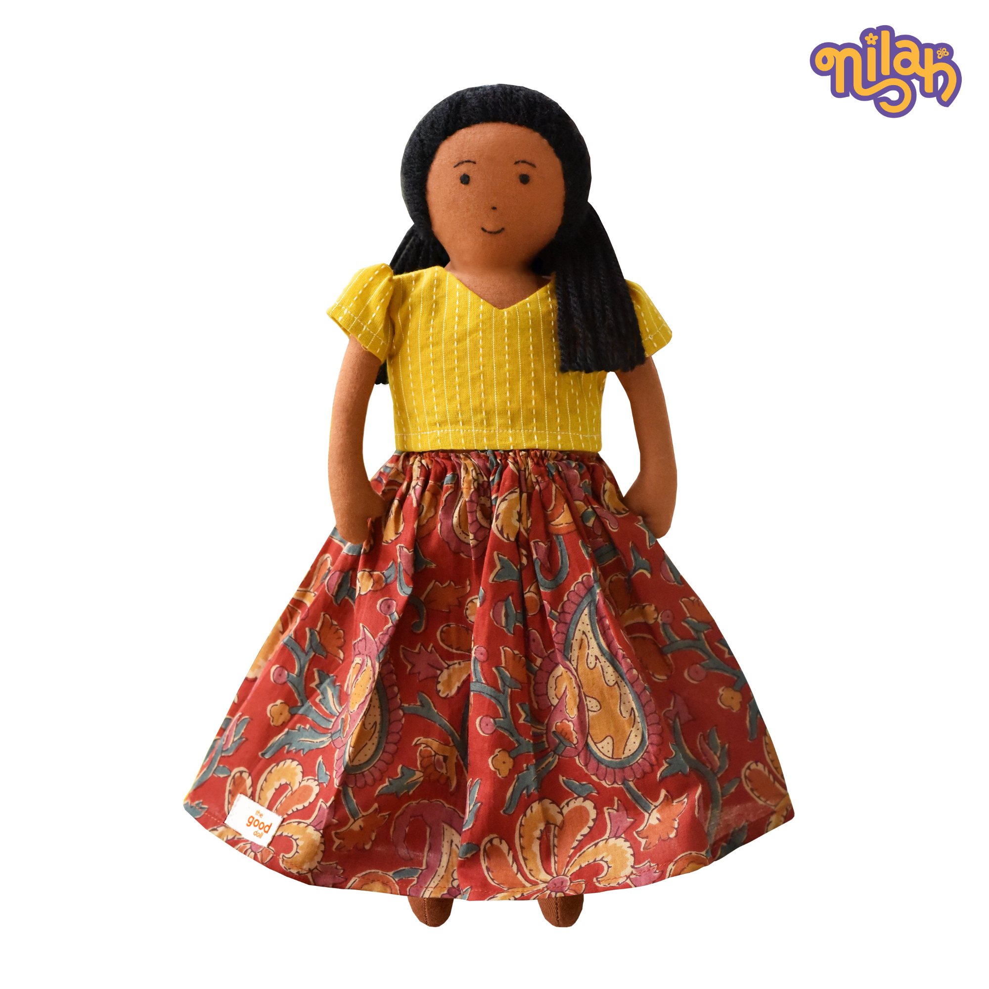 Malai preparing carrots for pickle