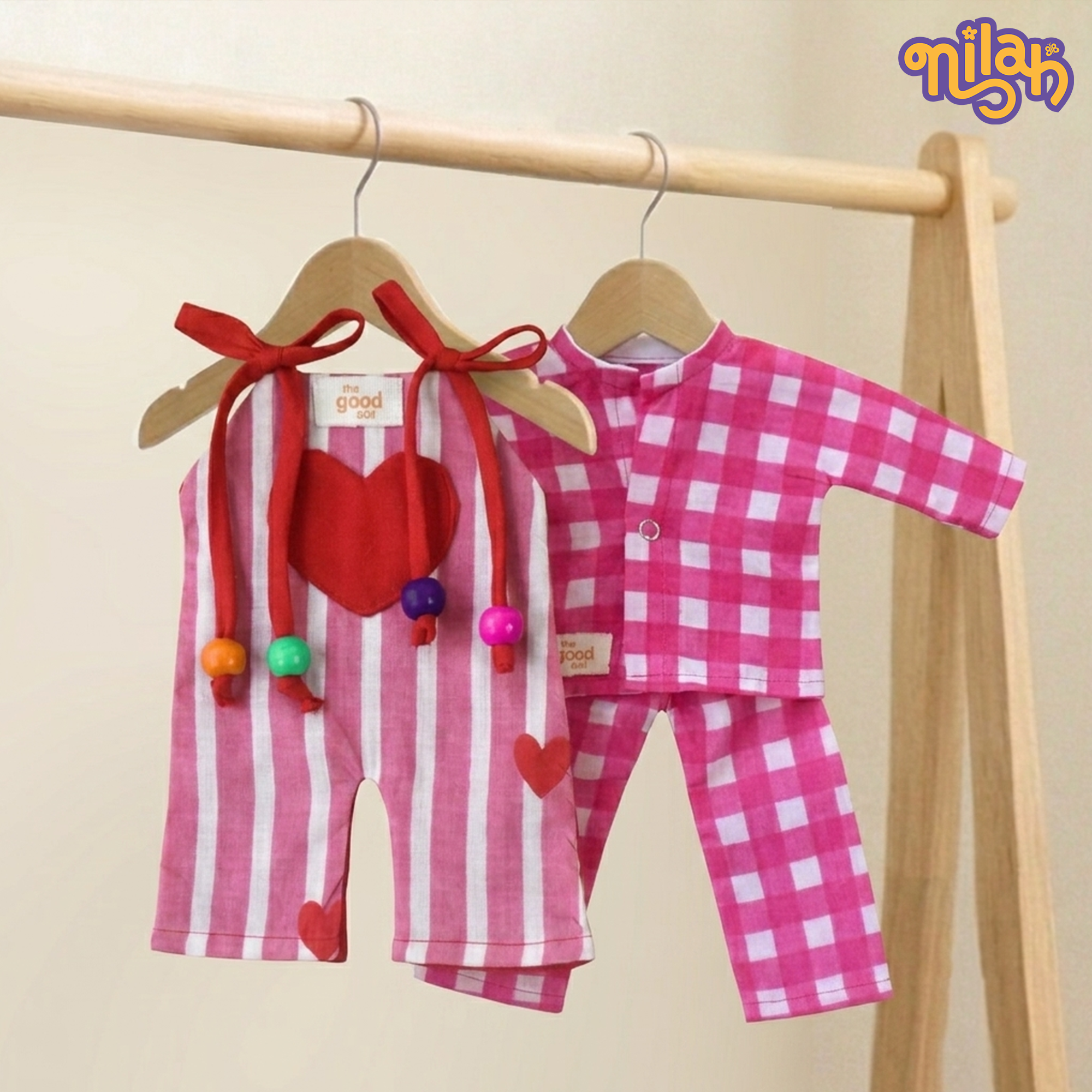 Handmade Doll Dress Set – Nilah & Malai
