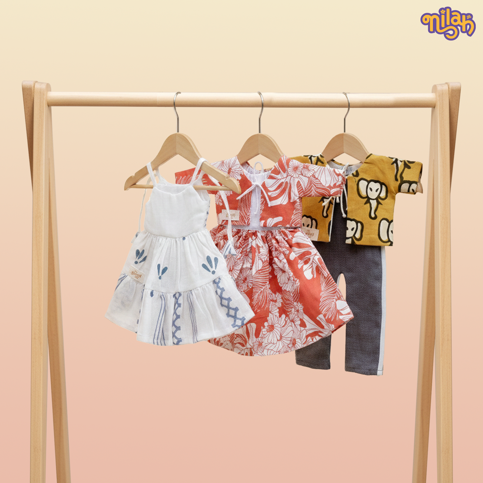 Set of 3 - Nilah & Malai prepare for theatre camp