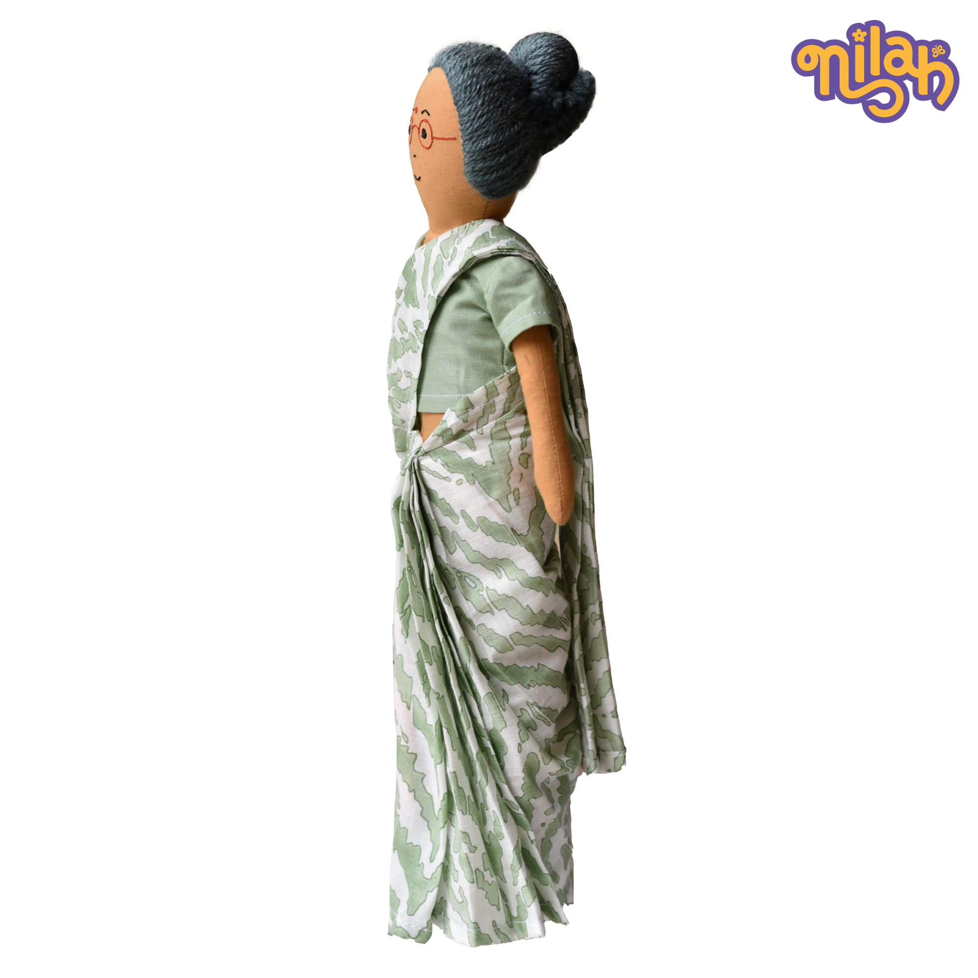 Paati knitting a sweater for the winters