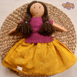 Nilah reading in her bedroom