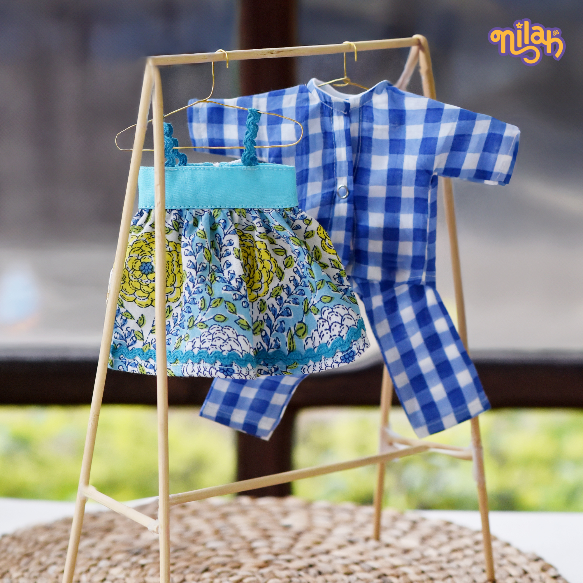Handmade Doll Dress Set – Mira & Malar