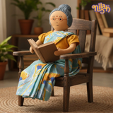 Paati reading to tell more stories