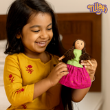 Nilah playing in her living room