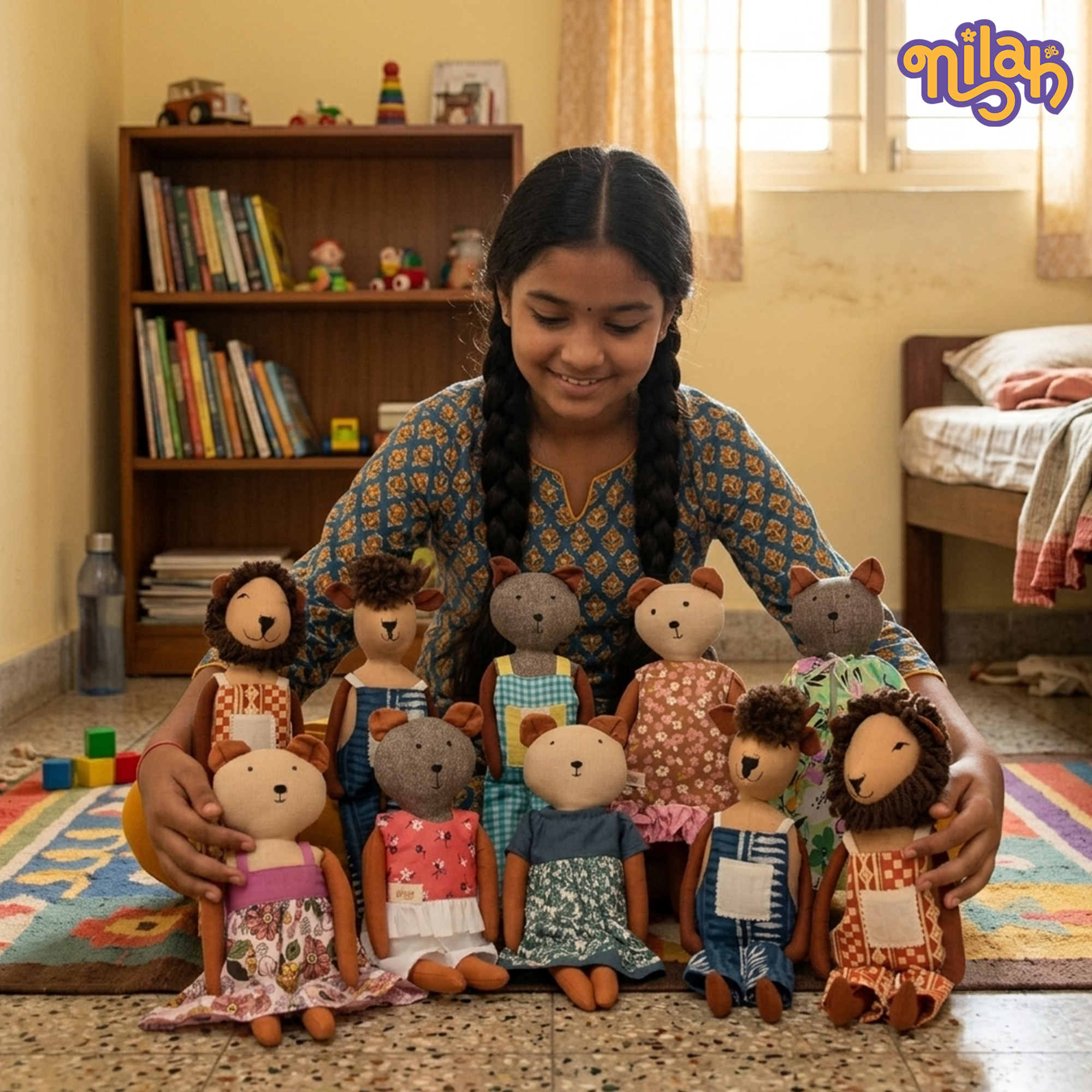 Nilah's Friends – Soft Doll Set (10 Dolls)