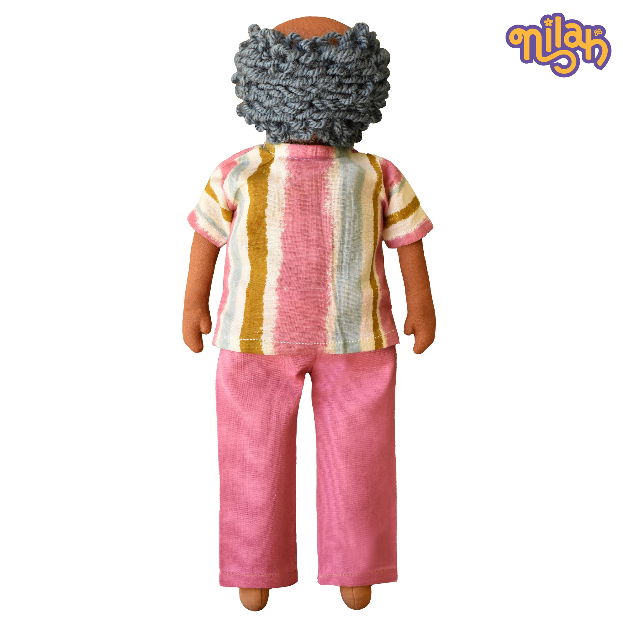 Thatha polishing his youth day scooter