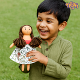 Nilah relaxing on her bed after a long day