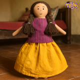 Nilah reading in her bedroom