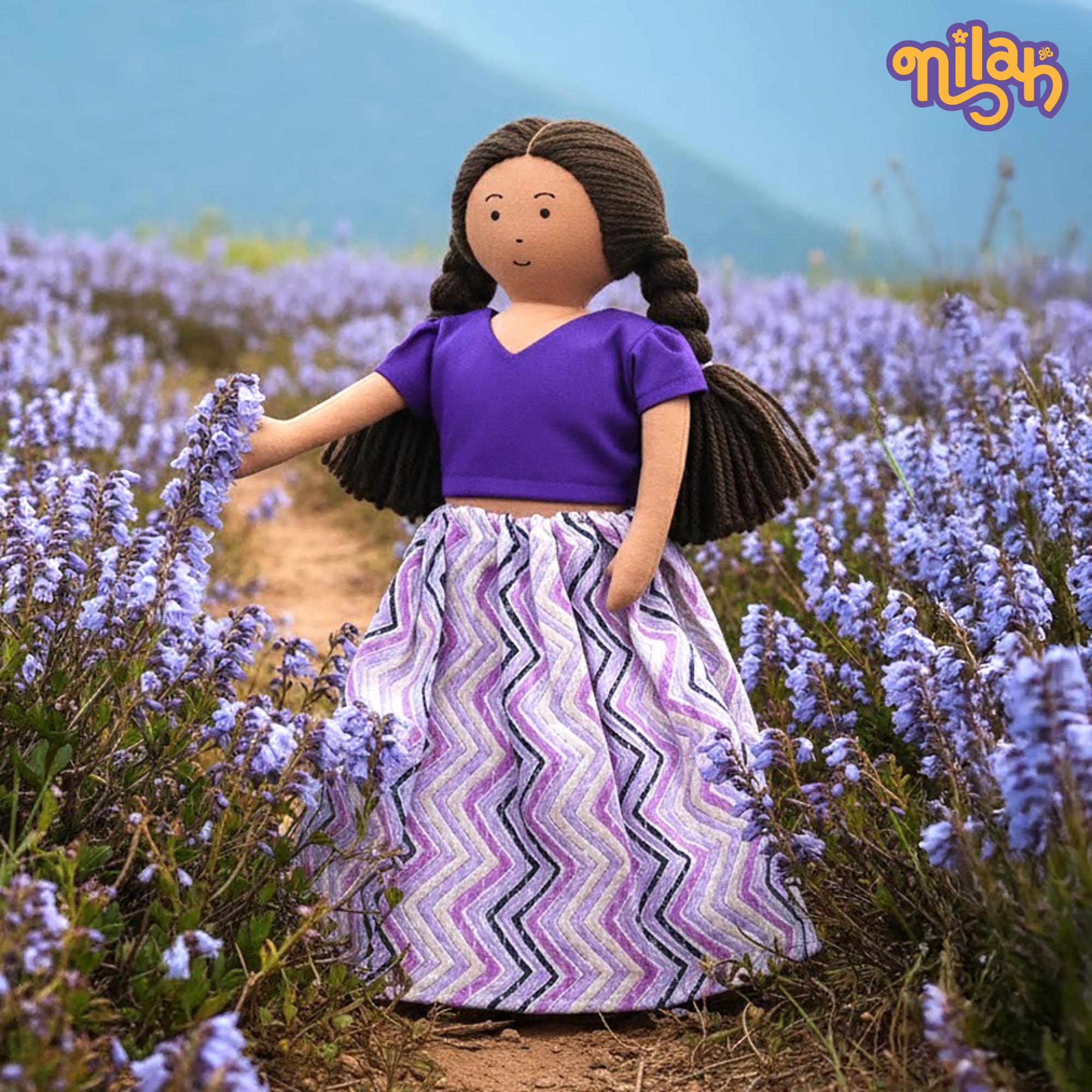 Nilah amidst the Kurunji flowers