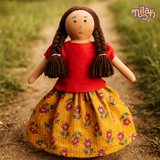 Nilah exploring her garden