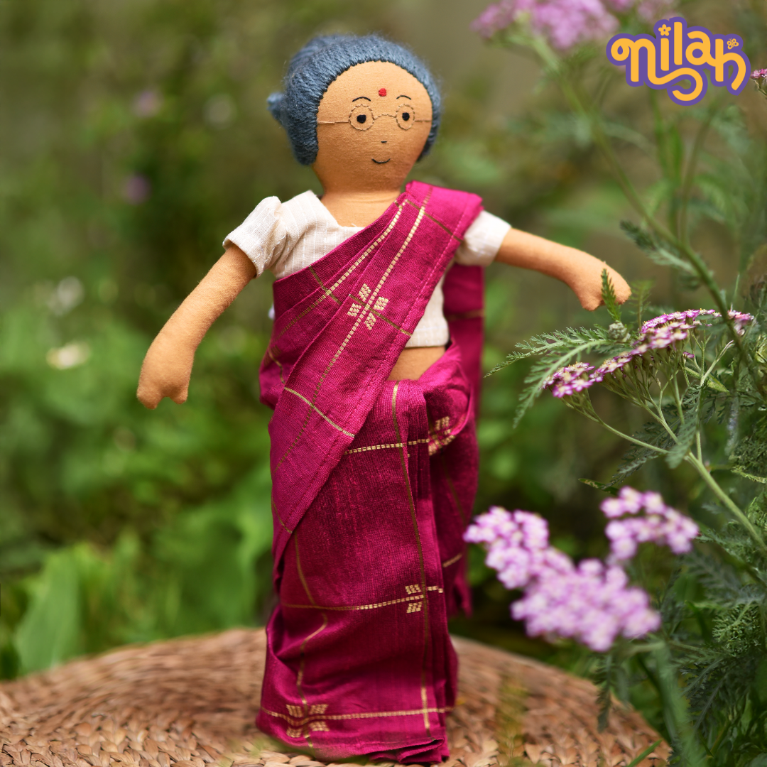 Paati telling festive tales to Nilah