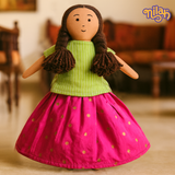 Nilah playing in her living room