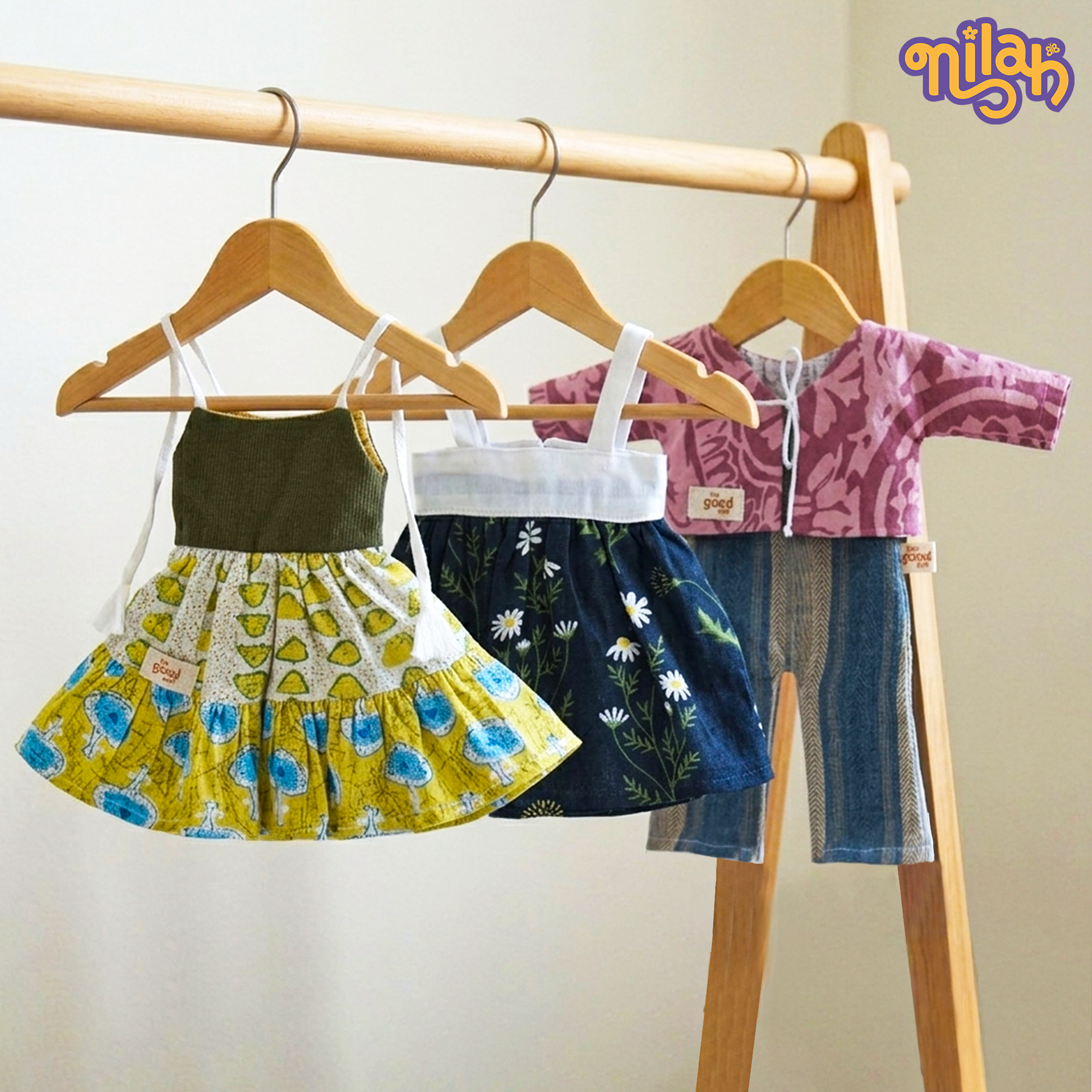 Doll Dress Set (Pack of 3) - Nilah & Malai prepare for theatre camp