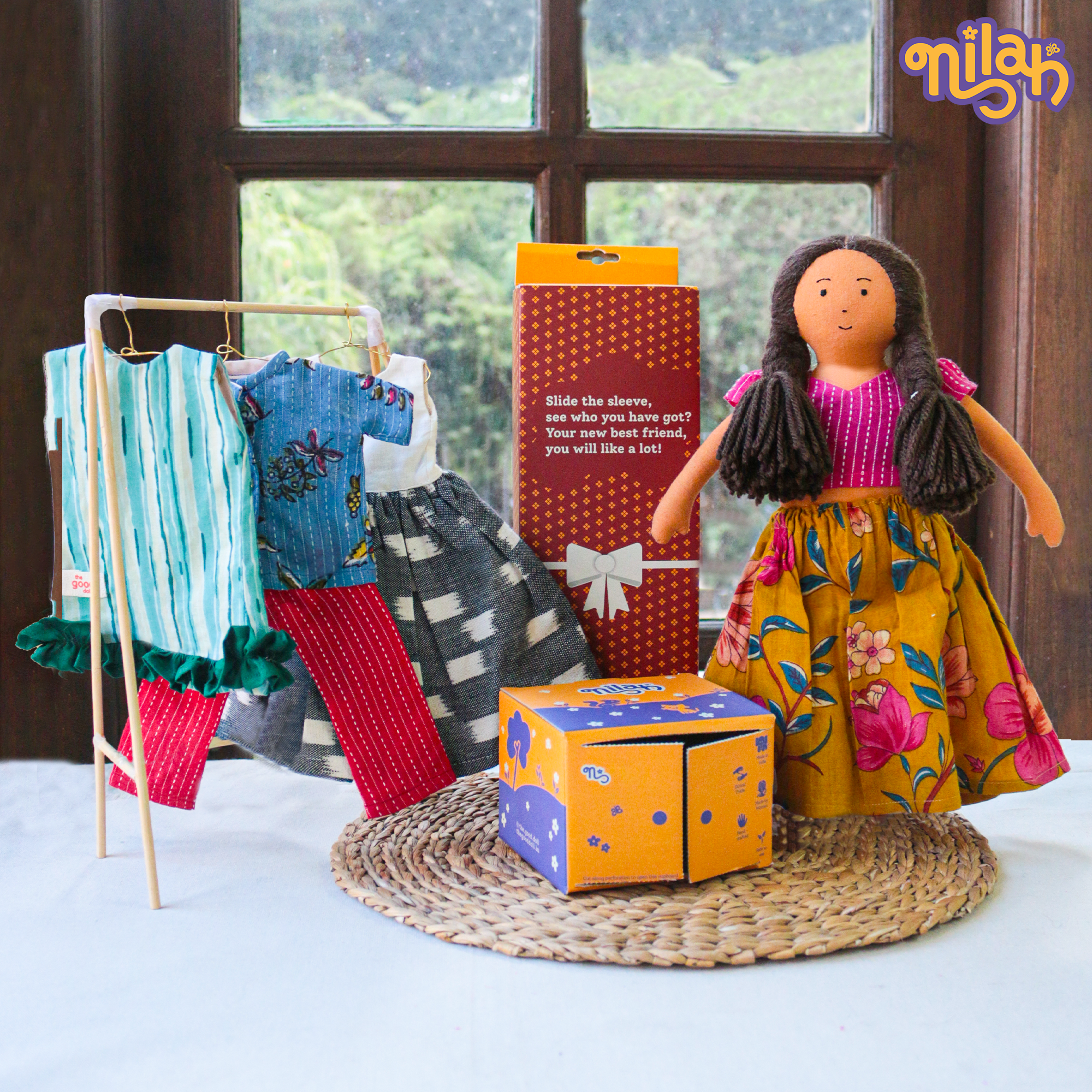 Nilah picking her look for the day