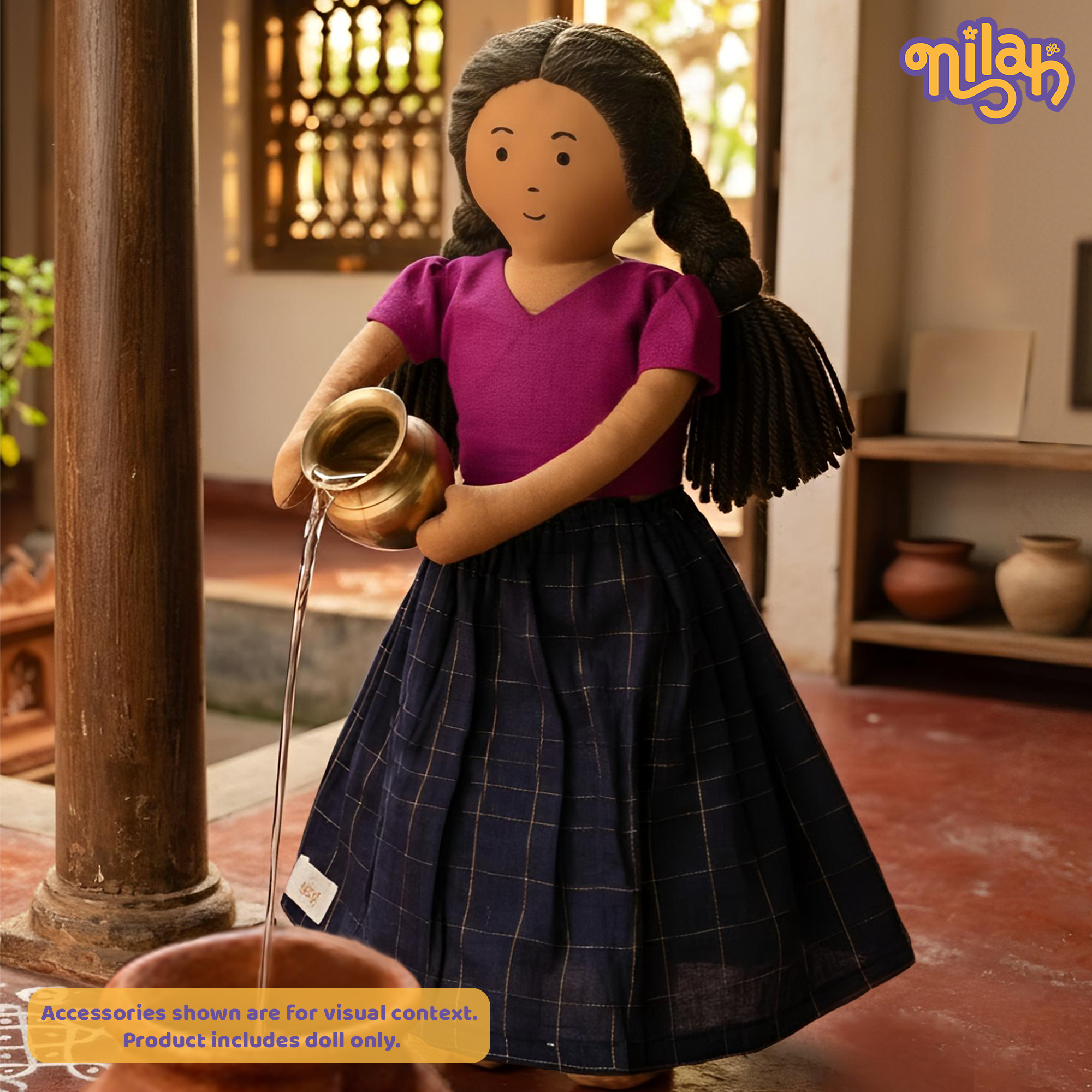 Nilah preparing for Ugadi