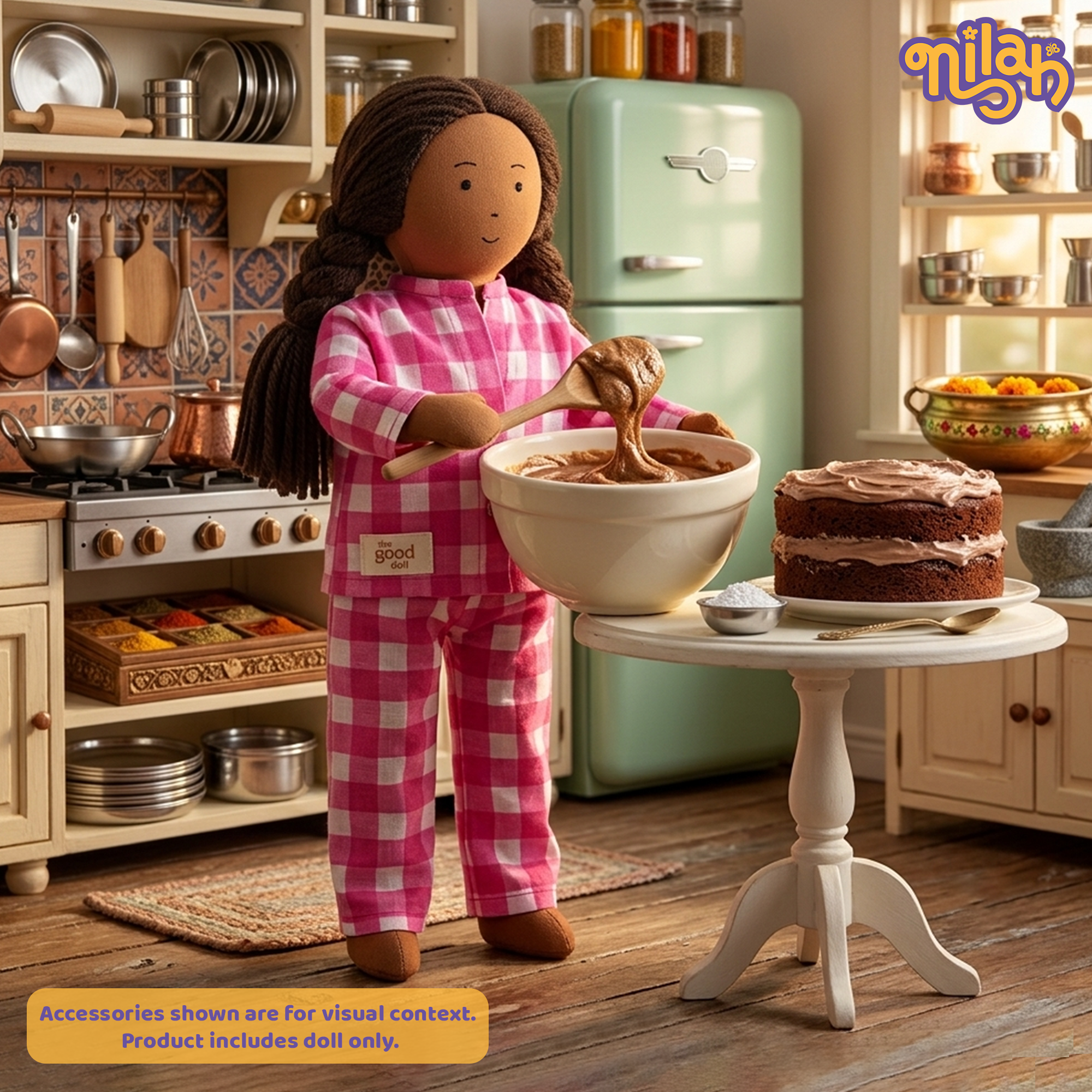 Handmade Doll Dress Set – Nilah & Malai