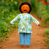 Appa tending to his kitchen garden