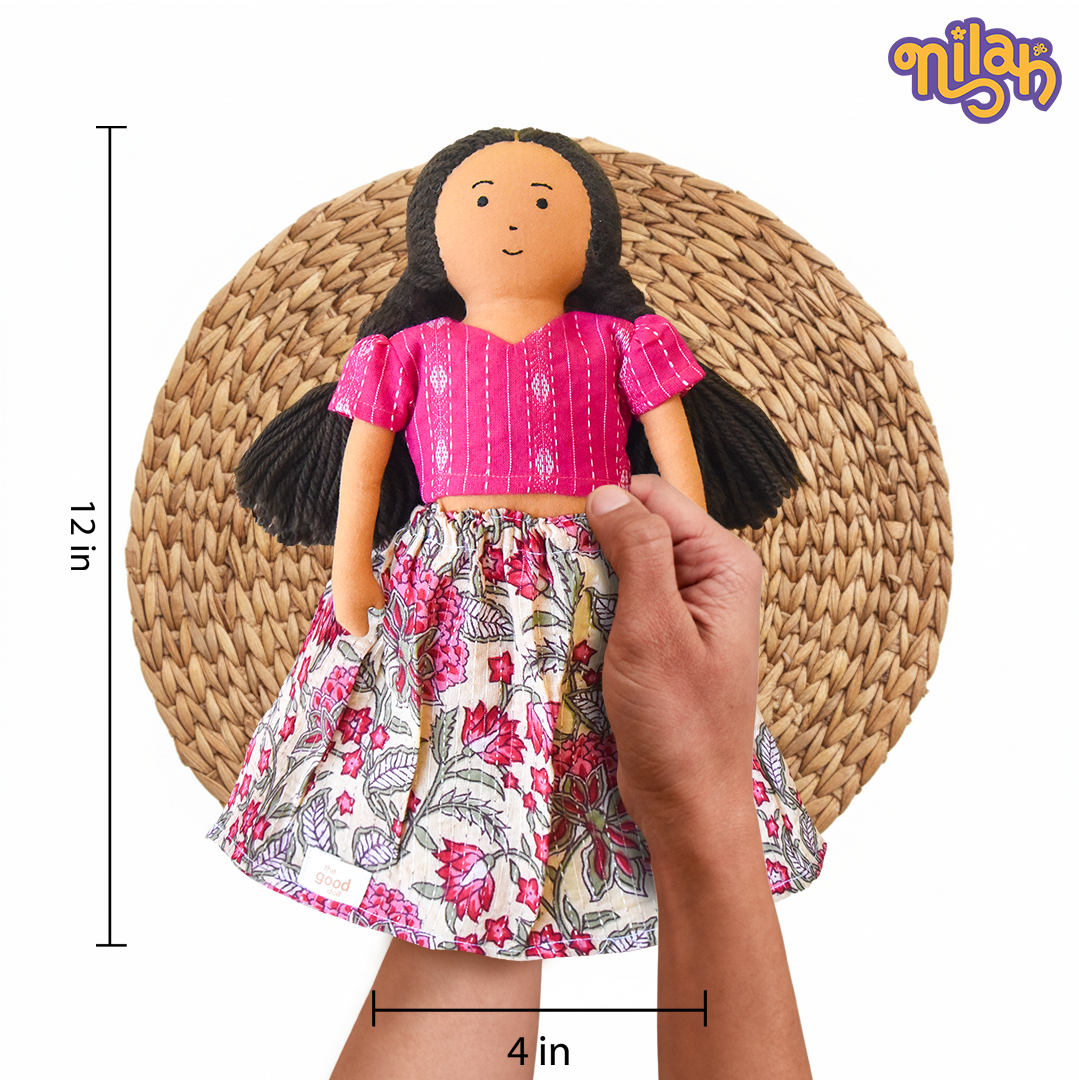 Nilah inside her cozy bed