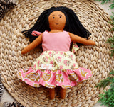 Malar at a family picnic near the lake