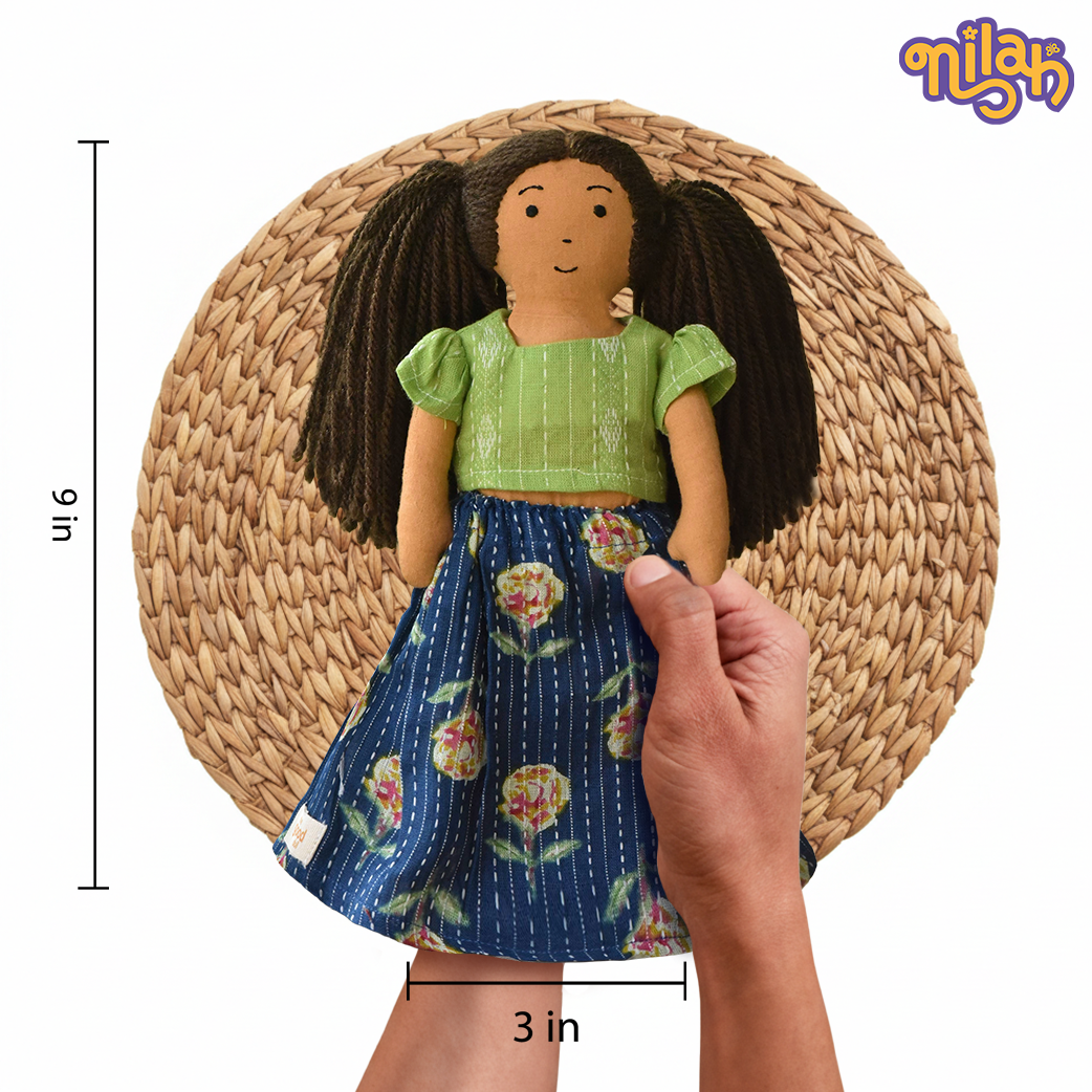 Mira playing badminton