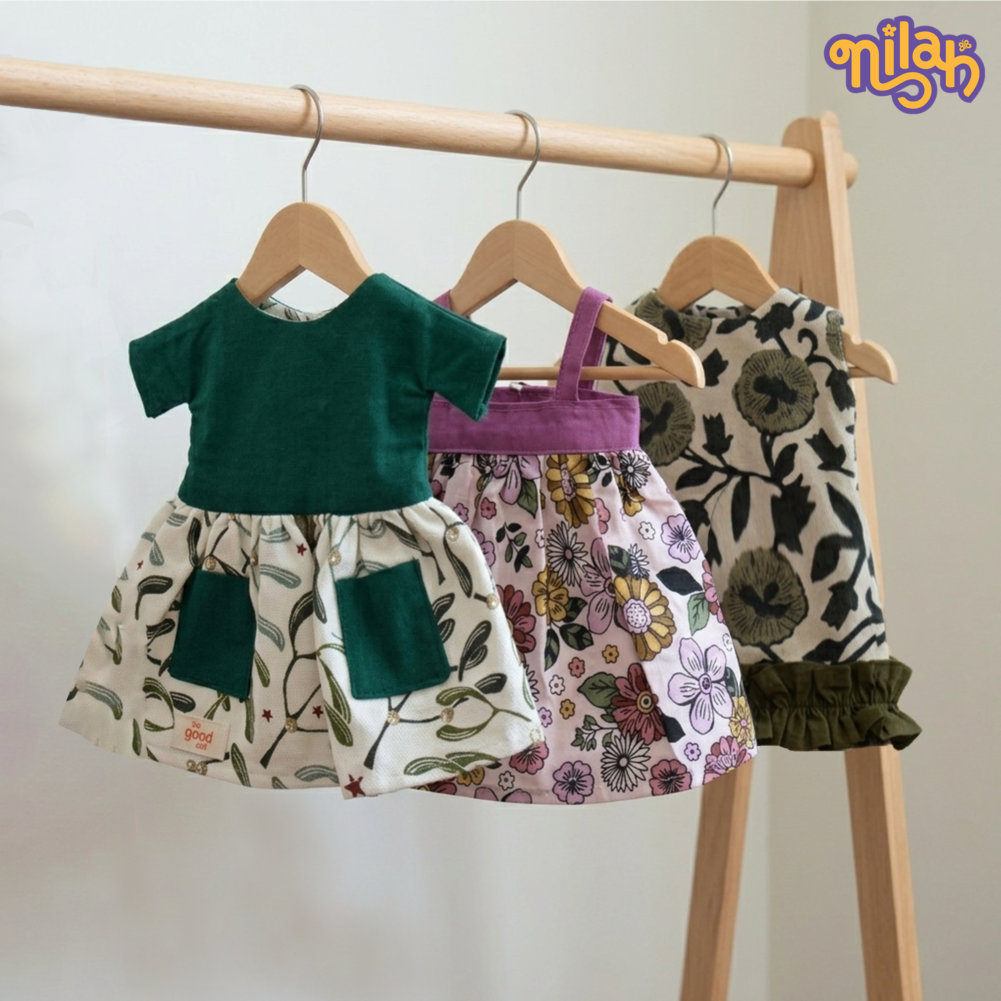 Set of 3 - Nilah & Malai get ready to dance