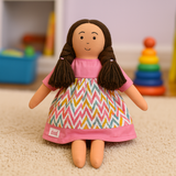 Nilah playing in her play room