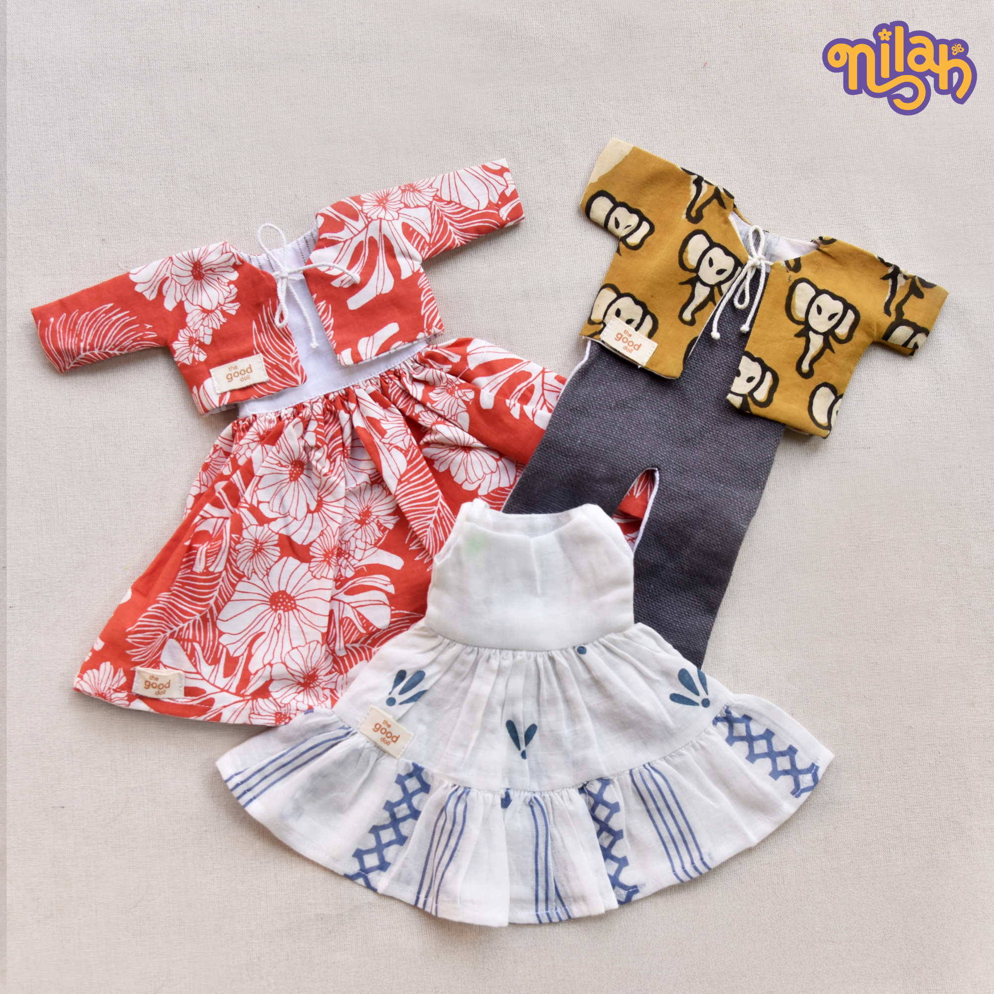 Set of 3 - Nilah & Malai prepare for theatre camp