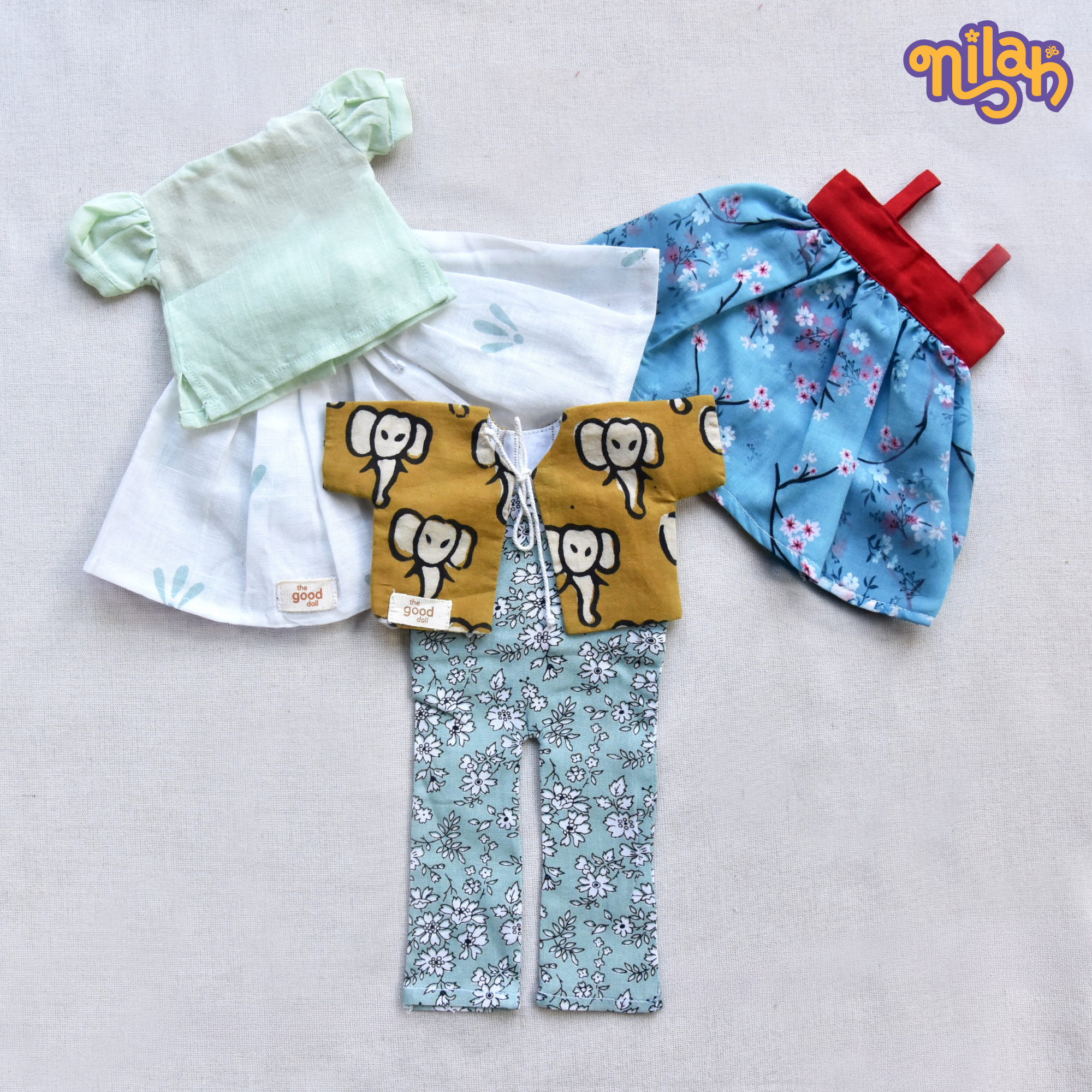 Set of 3 - Nilah & Malai pack for a sleepover