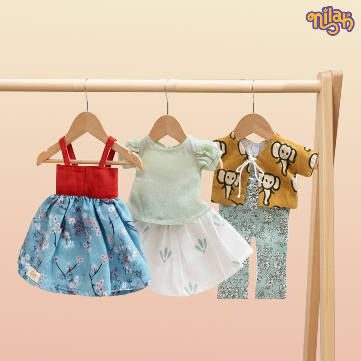 Set of 3 - Nilah & Malai pack for a sleepover