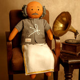 Thatha listening to classical music