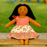 Malar at a family picnic near the lake