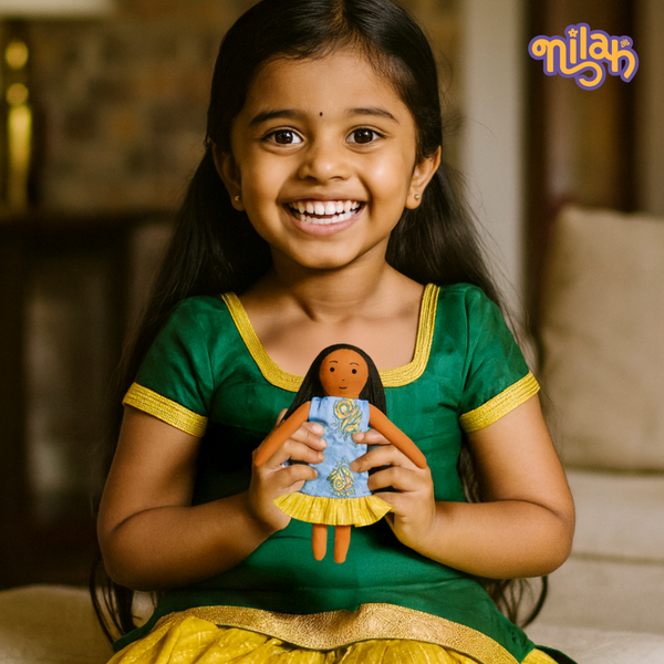 Malar - Nilah's younger sister in Layered Dress