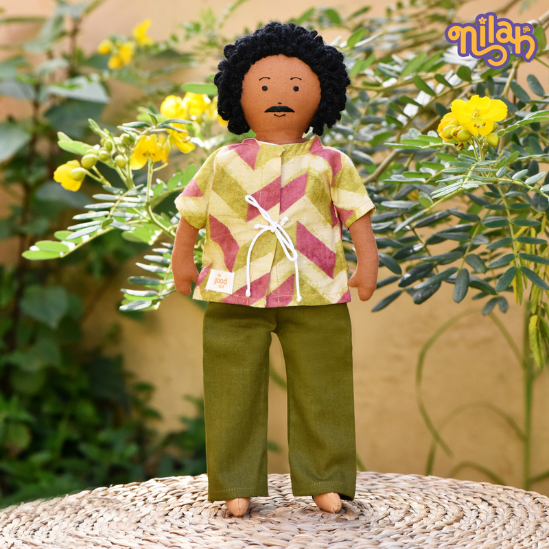 Appa buying groceries for a special family lunch