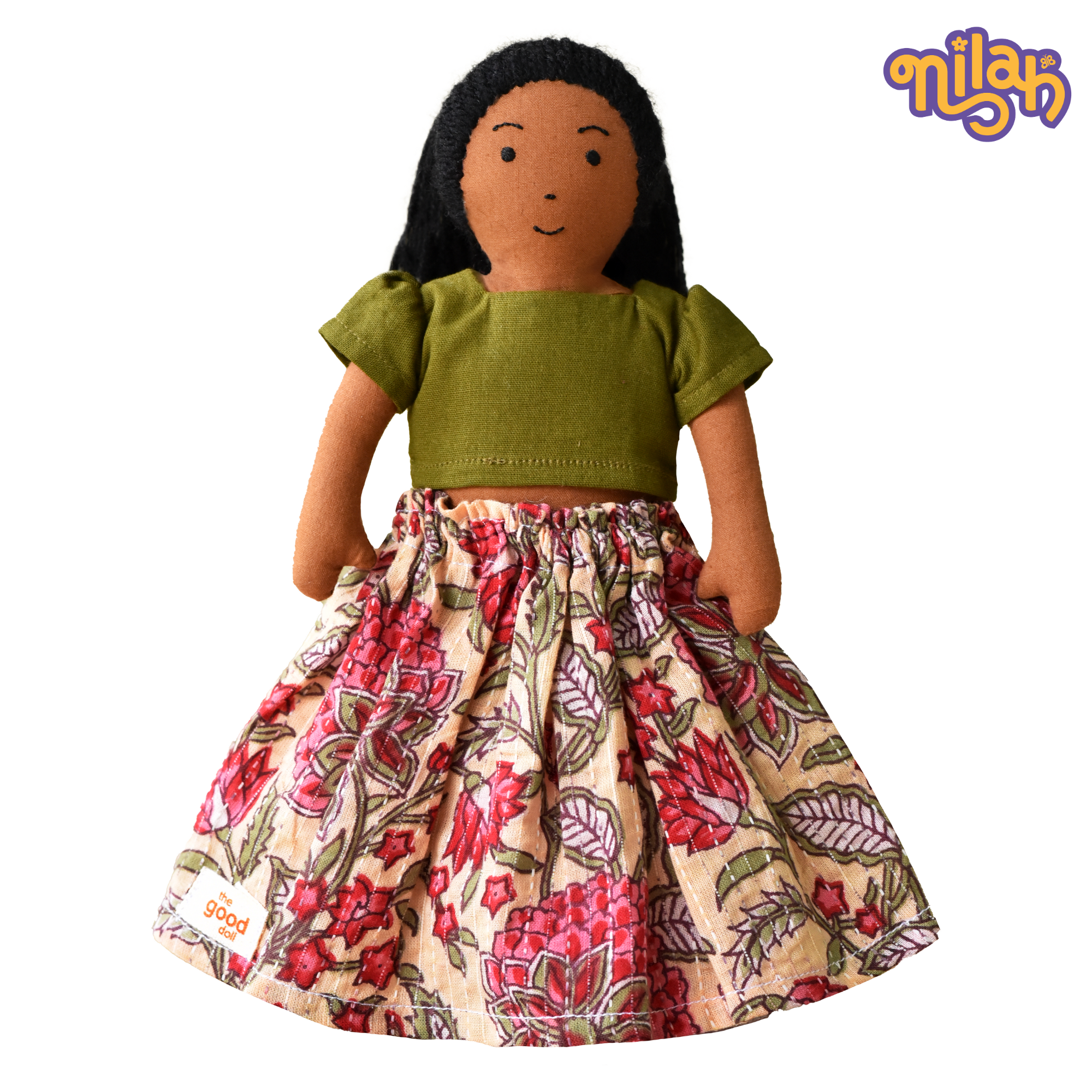 Malar doing her school homework