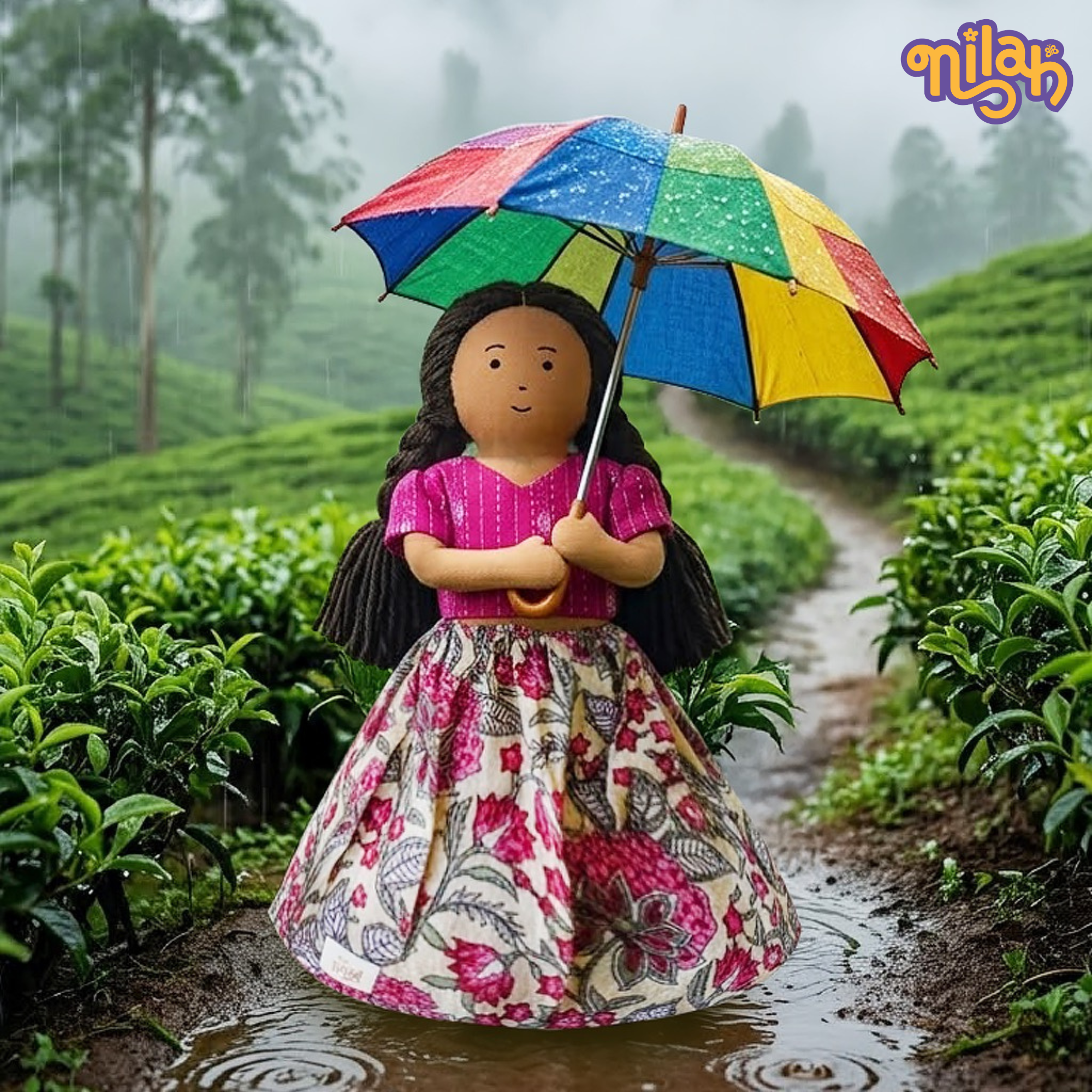 Nilah enjoying the smell of rain
