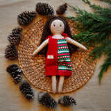 Fabric Dolls Garment, Christmas Pack, Tammy