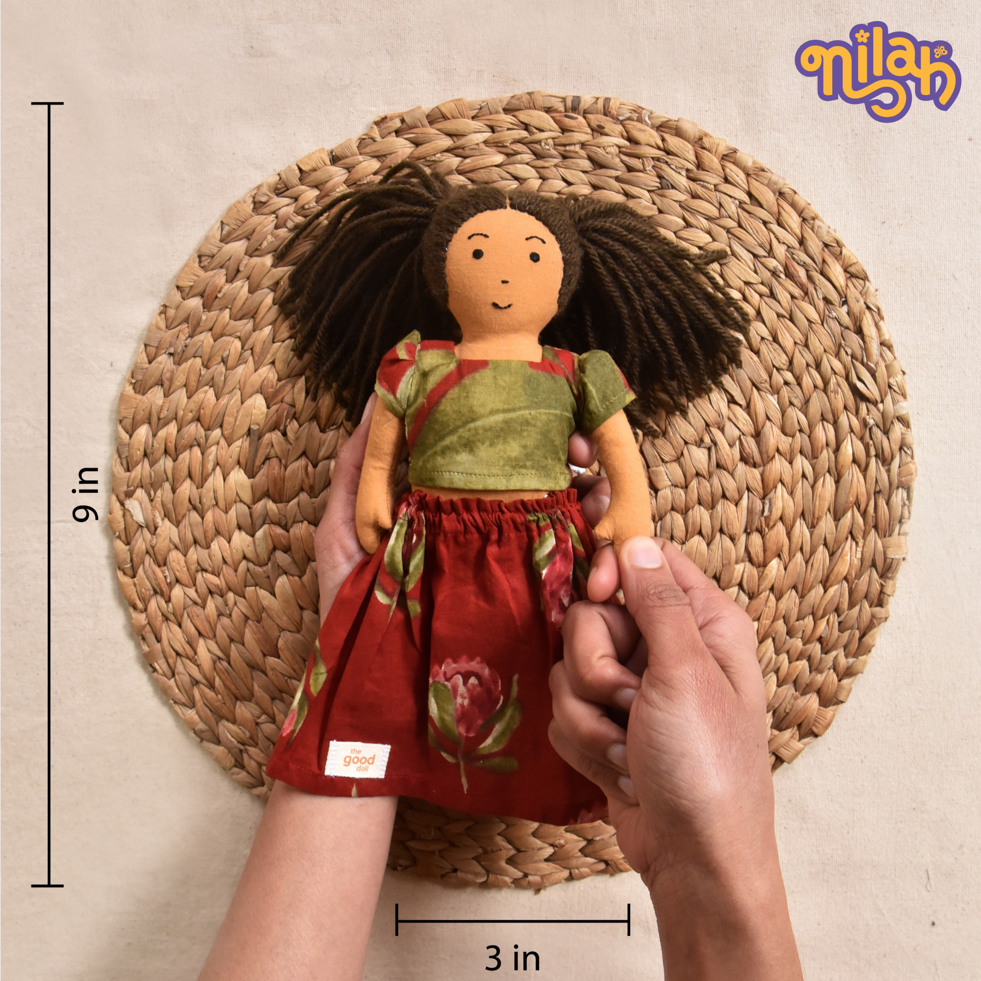 Mira packaging her suitcase for a trip