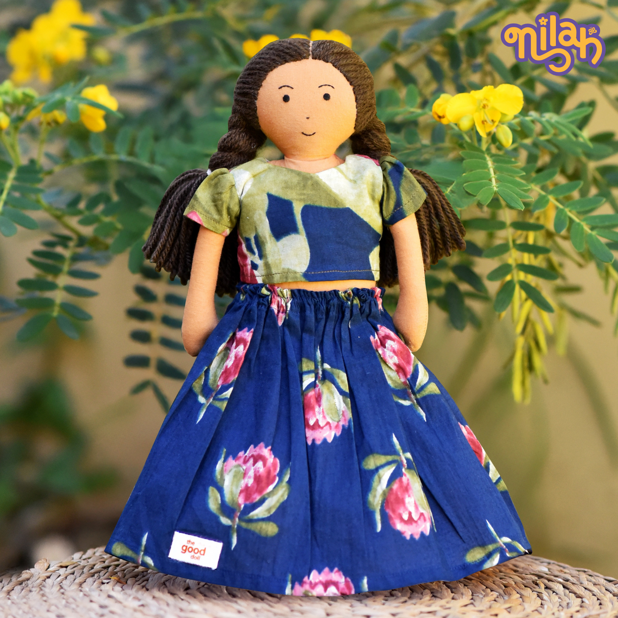 Nilah gardening at her school