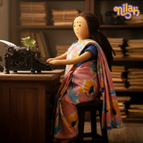 Amma drafting a letter about her business