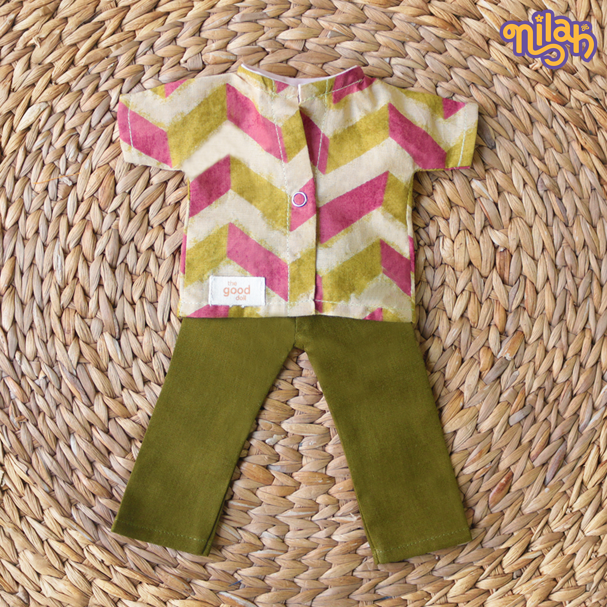 Doll Dress Set (Pack of 3) - Nilah & Malai pack for a sleepover