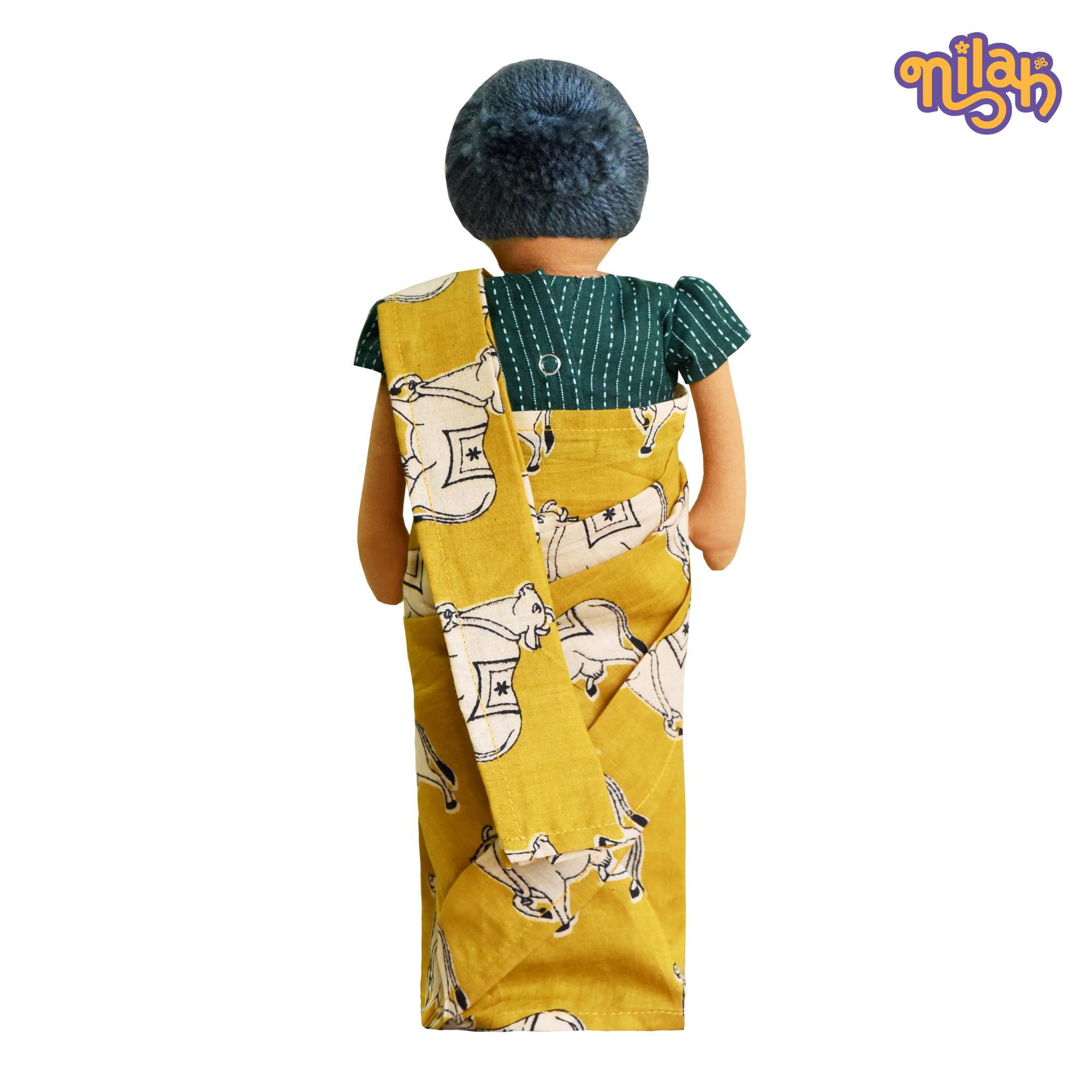 Paati preparing mango sambar