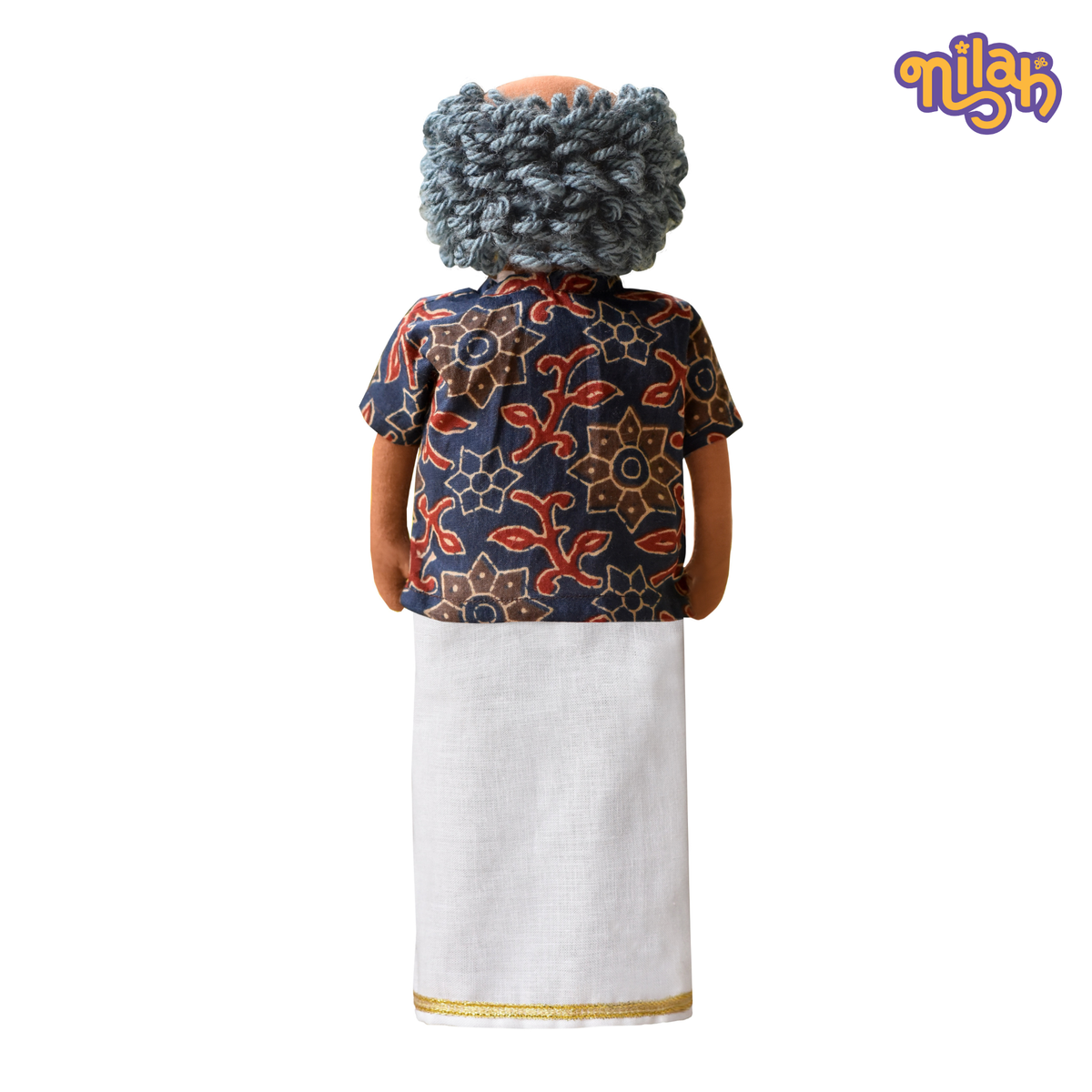 Mira & Thatha – Handmade Soft Doll Set of 2 | Safe, Washable, ISI-Certified Fabric Dolls | 9" & 12" | Gift-Ready