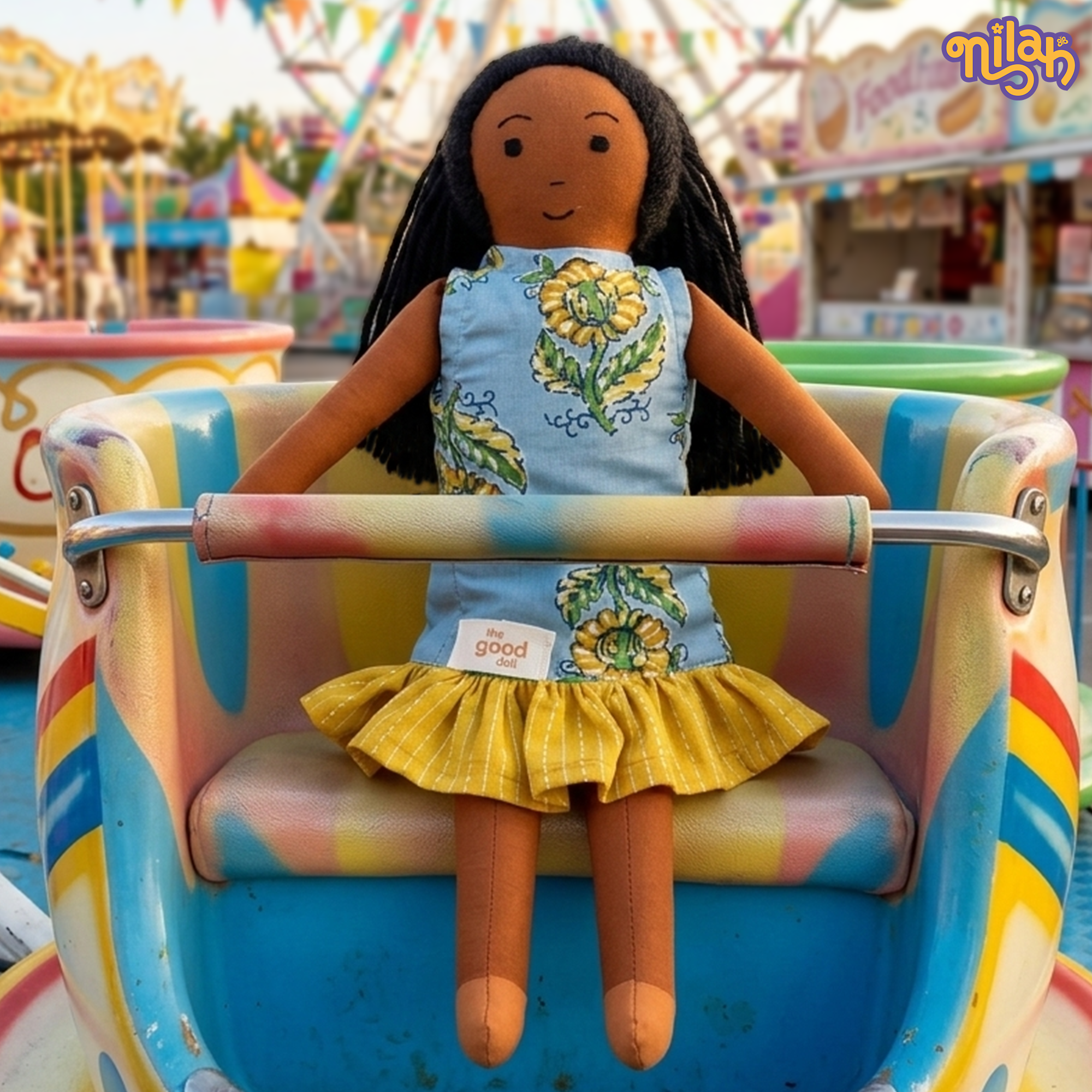 Malar at an amusement park