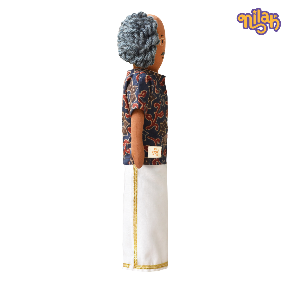 Mira & Thatha – Handmade Soft Doll Set of 2 | Safe, Washable, ISI-Certified Fabric Dolls | 9" & 12" | Gift-Ready